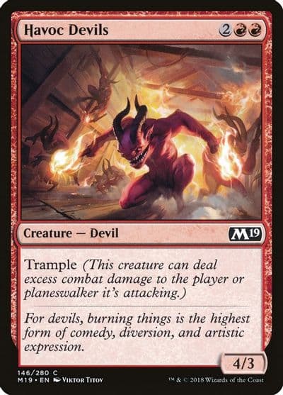 Havoc Devils Core Set 2019 Magic card