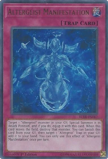 Altergeist Manifestation Battles of Legend: Relentless Revenge Yu-Gi-Oh! card