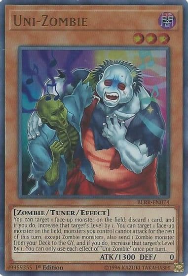 Uni Zombie Battles of Legend: Relentless Revenge Yu-Gi-Oh! card