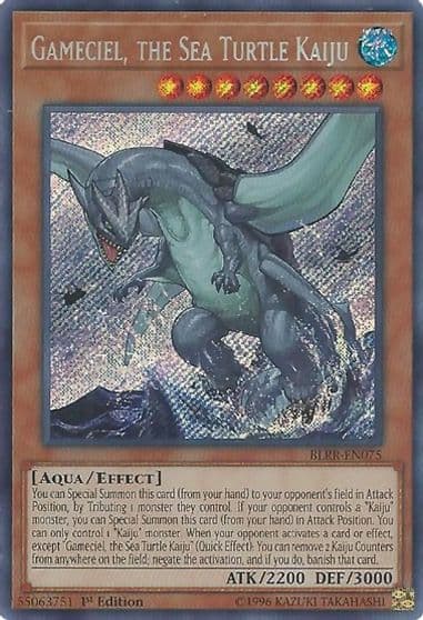 Gameciel the Sea Turtle Kaiju Battles of Legend: Relentless Revenge Yu-Gi-Oh! card