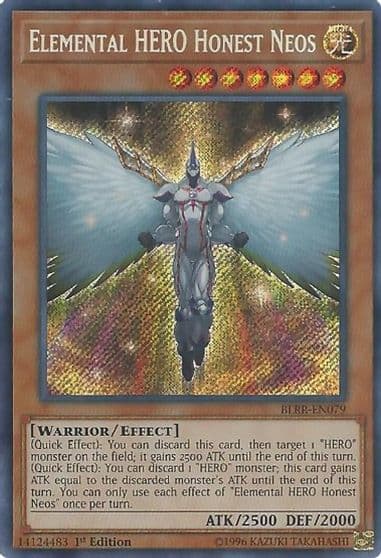 Elemental HERO Honest Neos Battles of Legend: Relentless Revenge Yu-Gi-Oh! card
