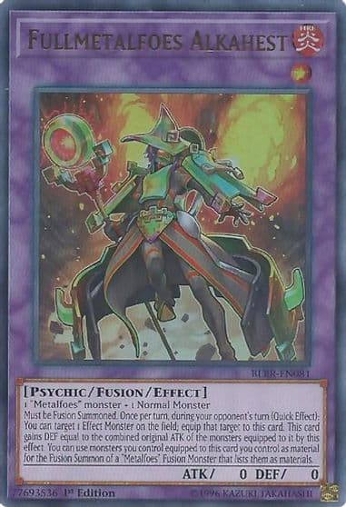 Fullmetalfoes Alkahest Battles of Legend: Relentless Revenge Yu-Gi-Oh! card