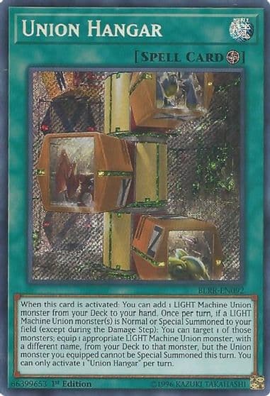 Union Hangar Battles of Legend: Relentless Revenge Yu-Gi-Oh! card