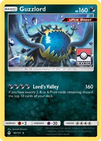 Guzzlord (Pokemon League) League & Championship Cards Pokemon card