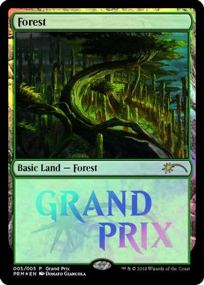 Forest Grand Prix Promos Magic card