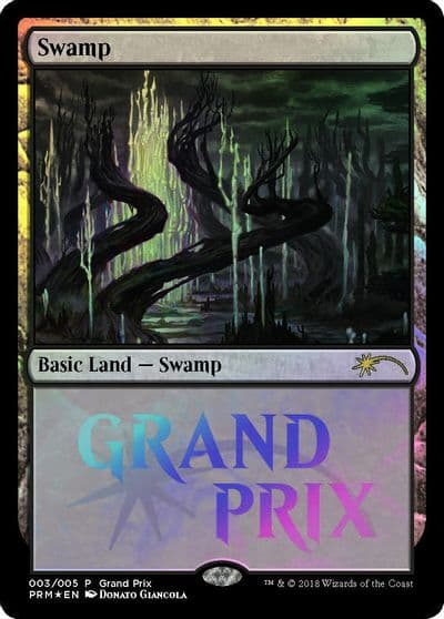 Swamp Grand Prix Promos Magic card
