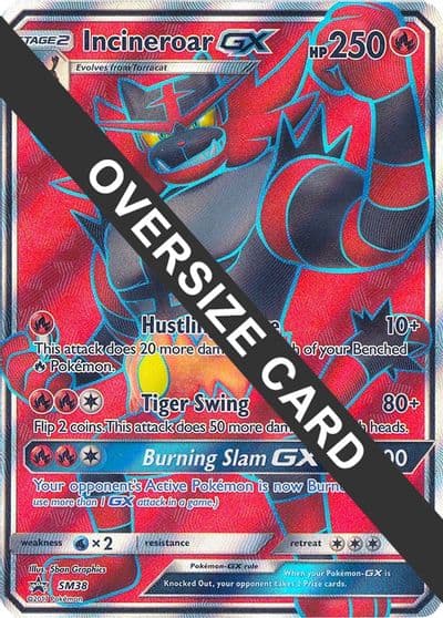 Incineroar GX - SM38 (SM Black Star Promo) Jumbo Cards Pokemon card