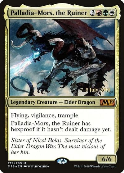 Palladia Mors the Ruiner Prerelease Cards Magic card