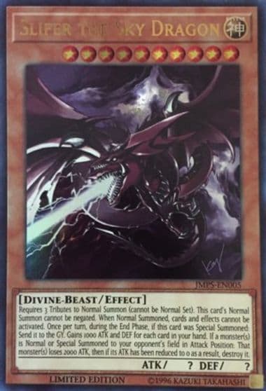 Slifer the Sky Dragon JMPS EN005 Shonen Jump Magazine Promos Yu-Gi-Oh! card