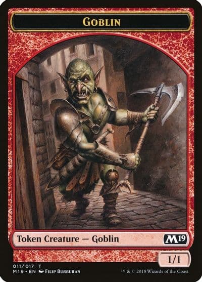 Goblin Token Core Set 2019 Magic card