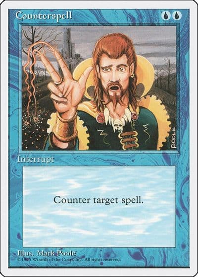 Counterspell Fourth Edition Magic card