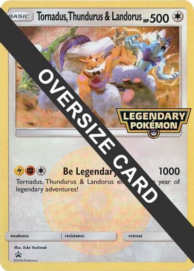 Tornadus, Thundurus & Landorus (Forces of Nature Promo) Jumbo Cards Pokemon card