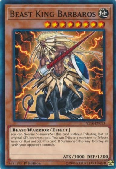 Beast King Barbaros Starter Deck: Codebreaker Yu-Gi-Oh! card