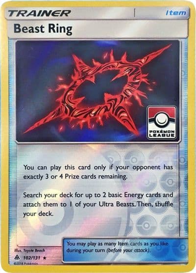 Beast Ring (Pokemon League) League & Championship Cards Pokemon card