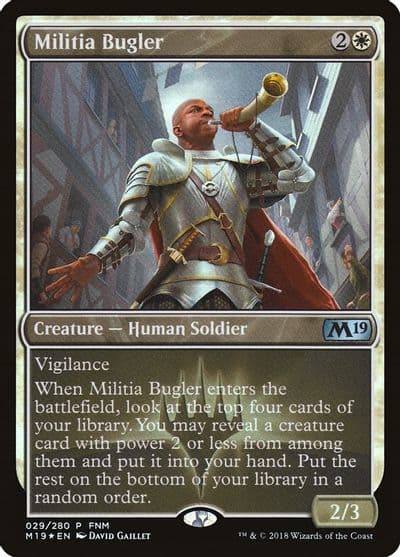Militia Bugler FNM Promos Magic card