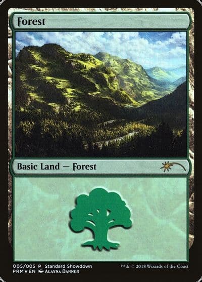 Forest Alayna Danner Standard Showdown Promos Magic card