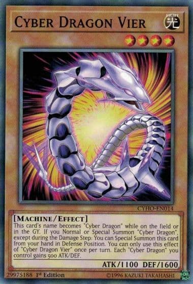 Cyber Dragon Vier Cybernetic Horizon Yu-Gi-Oh! card