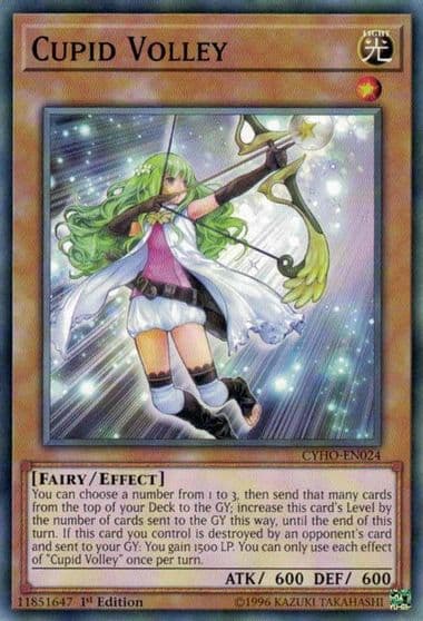 Cupid Volley Cybernetic Horizon Yu-Gi-Oh! card