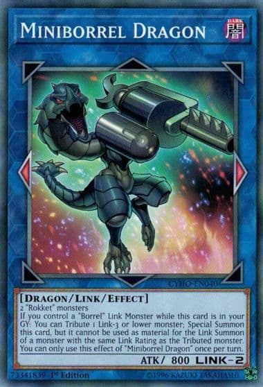 Miniborrel Dragon Cybernetic Horizon Yu-Gi-Oh! card