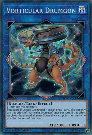 Vorticular Drumgon Cybernetic Horizon Yu-Gi-Oh! card