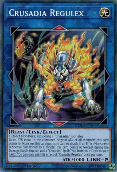 Crusadia Regulex Cybernetic Horizon Yu-Gi-Oh! card