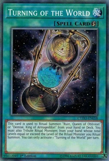 Turning of the World Cybernetic Horizon Yu-Gi-Oh! card