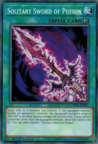 Solitary Sword of Poison Cybernetic Horizon Yu-Gi-Oh! card