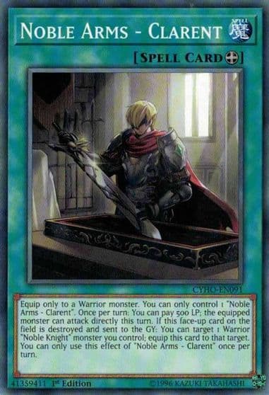 Noble Arms Clarent Cybernetic Horizon Yu-Gi-Oh! card
