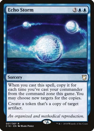 Echo Storm Commander 2018 Magic card