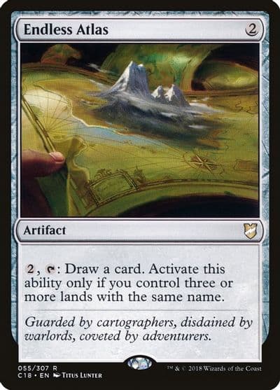 Endless Atlas Commander 2018 Magic card