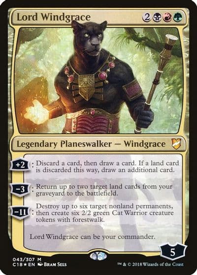 Lord Windgrace Commander 2018 Magic card