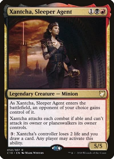Xantcha Sleeper Agent Commander 2018 Magic card