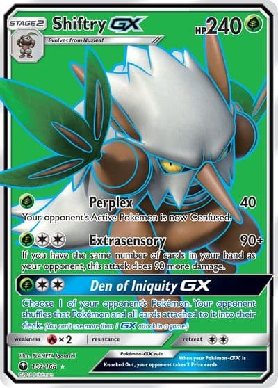 Shiftry GX (Full Art) SM - Celestial Storm Pokemon card