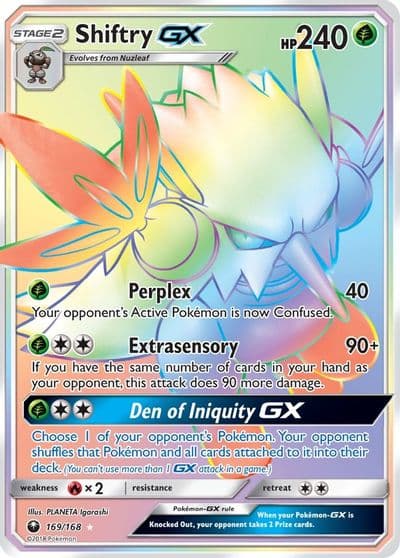Shiftry GX (Secret) SM - Celestial Storm Pokemon card