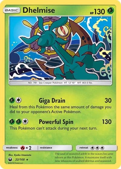 Dhelmise SM - Celestial Storm Pokemon card