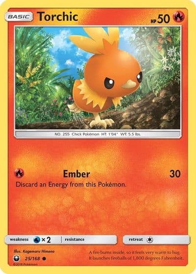Torchic (25) SM - Celestial Storm Pokemon card