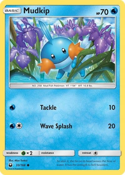 Mudkip (33) SM - Celestial Storm Pokemon card