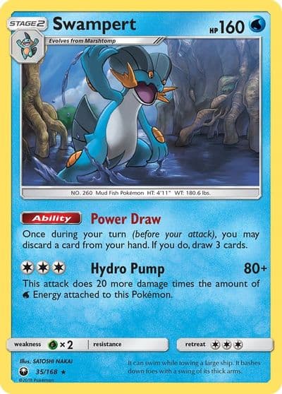 Swampert SM - Celestial Storm Pokemon card