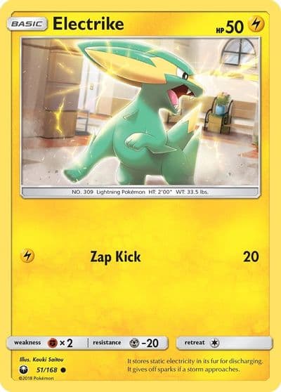 Electrike SM - Celestial Storm Pokemon card