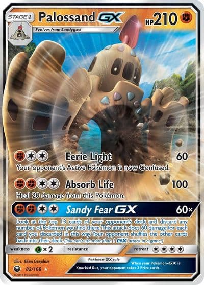 Palossand GX SM - Celestial Storm Pokemon card