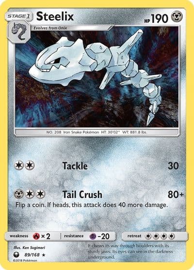 Steelix SM - Celestial Storm Pokemon card