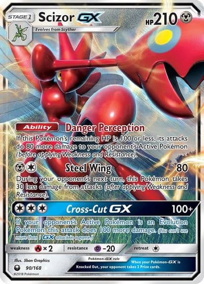 Scizor GX SM - Celestial Storm Pokemon card
