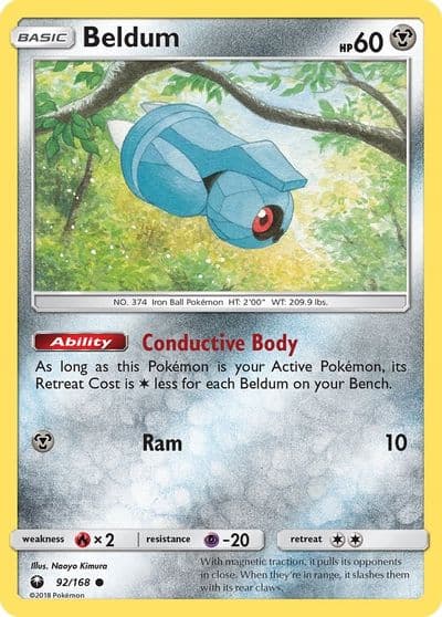Beldum (92) SM - Celestial Storm Pokemon card