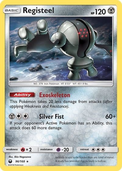 Registeel SM - Celestial Storm Pokemon card