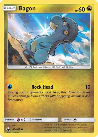 Bagon (103) SM - Celestial Storm Pokemon card