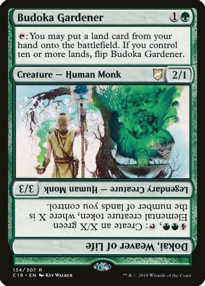 Budoka Gardener Dokai Weaver of Life Commander 2018 Magic card
