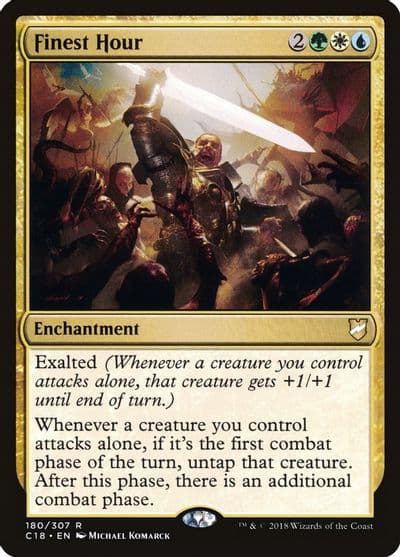 Finest Hour Commander 2018 Magic card