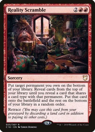 Reality Scramble Commander 2018 Magic card