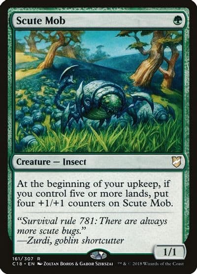 Scute Mob Commander 2018 Magic card