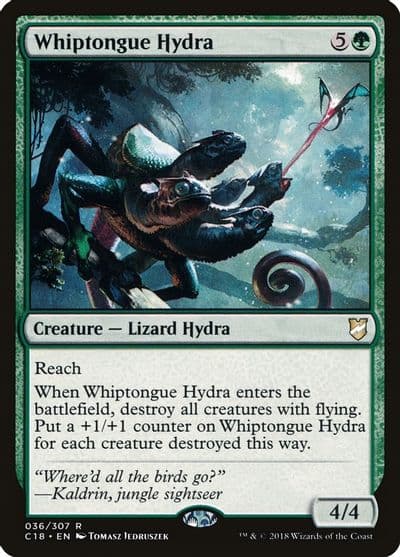 Whiptongue Hydra Commander 2018 Magic card